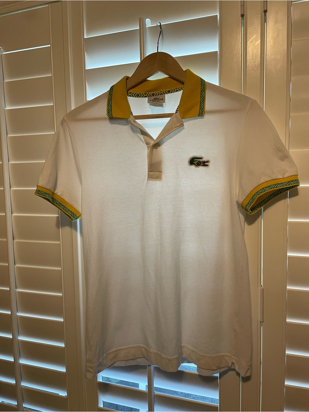 🇧🇷Lacoste Brazil World Cup polo shirt, size 3 (S)🇧🇷